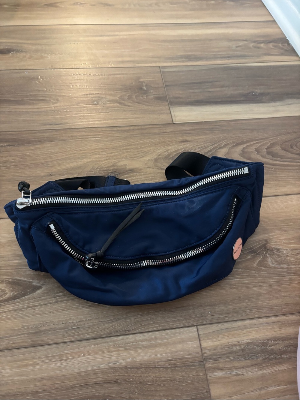 Navy Blue Women's Waist Belt Bag - Unbranded